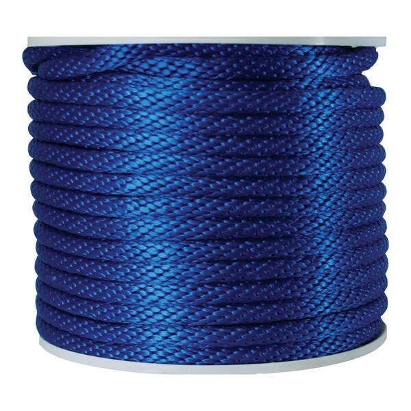 Koch Industries 5/8 in. D X 140 ft. L Blue Solid Braided Poly Derby Rope